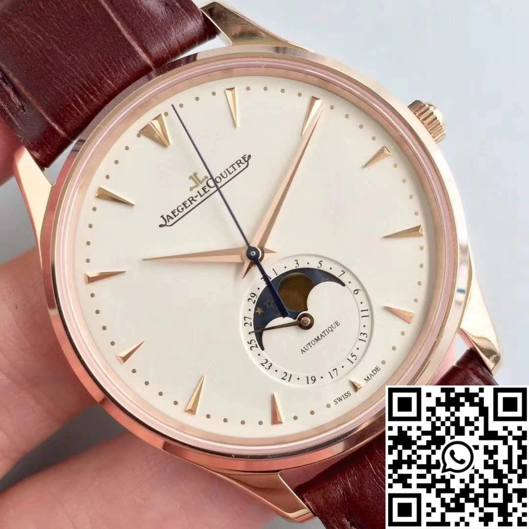 Popular Jaeger-LeCoultre Master Ultra Thin Moon 1362520 ZF Factory White Dial 2101