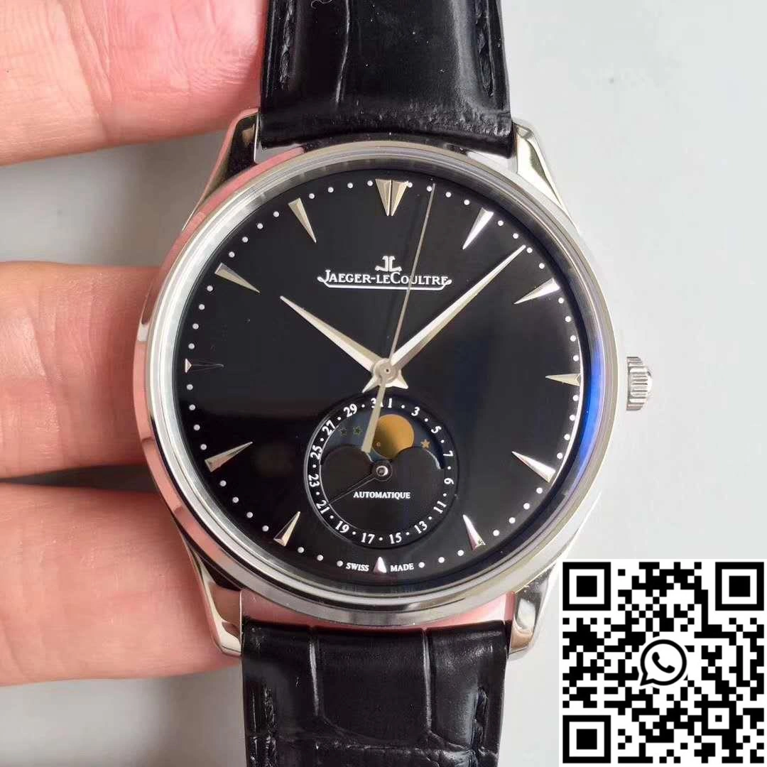 Jaeger-LeCoultre Master Ultra Thin Moon 1368470 ZF Factory Black Dial Breathable 2099