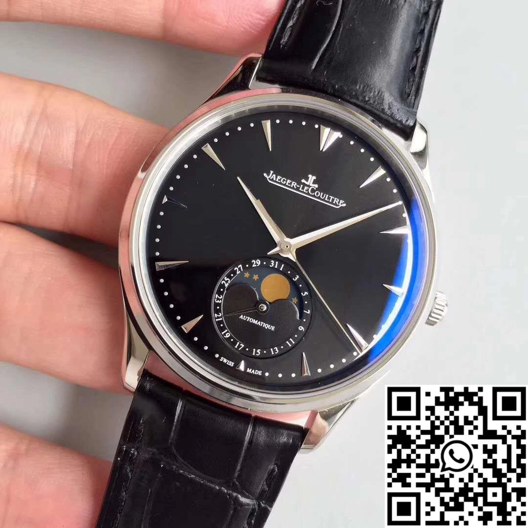 Jaeger-LeCoultre Master Ultra Thin Moon 1368470 ZF Factory Black Dial Breathable 2099