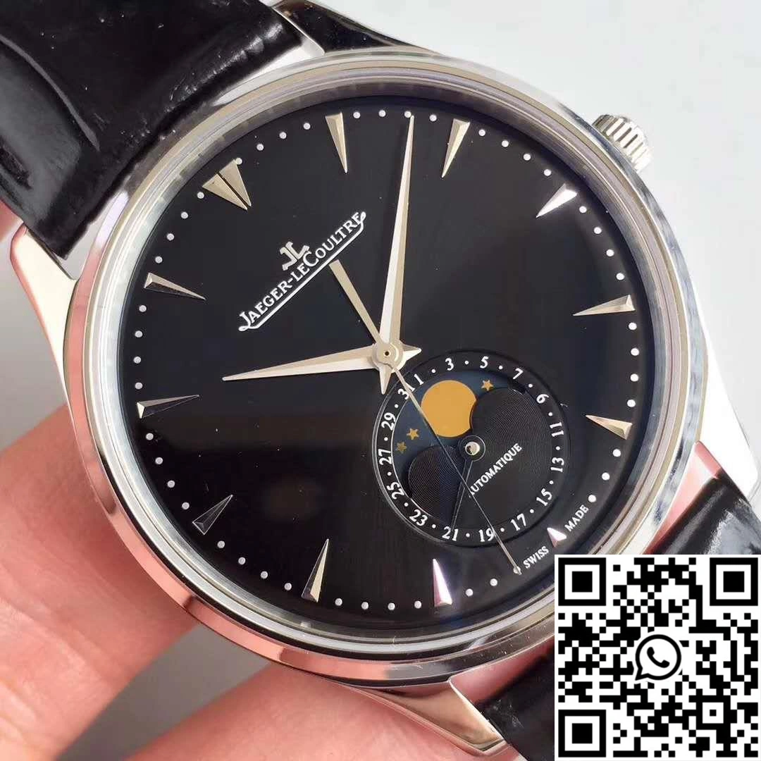 Jaeger-LeCoultre Master Ultra Thin Moon 1368470 ZF Factory Black Dial Breathable 2099