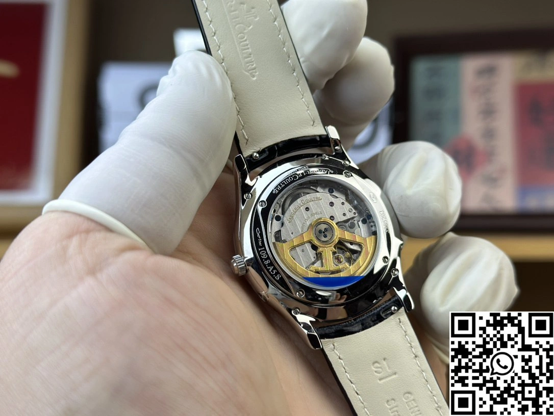 WaterResistant Jaeger LeCoultre Master Ultra Thin Moon 1368471 APS Factory Black Dial 2096