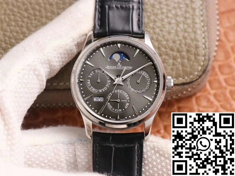 ZeroBulk Jaeger-LeCoultre Master Ultra Thin Moon Perpetual Calendar 130354J V9 Factory Gray Dial 2102