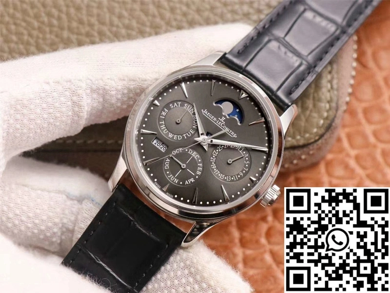 ZeroBulk Jaeger-LeCoultre Master Ultra Thin Moon Perpetual Calendar 130354J V9 Factory Gray Dial 2102