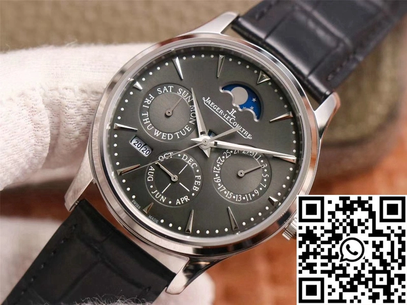 ZeroBulk Jaeger-LeCoultre Master Ultra Thin Moon Perpetual Calendar 130354J V9 Factory Gray Dial 2102