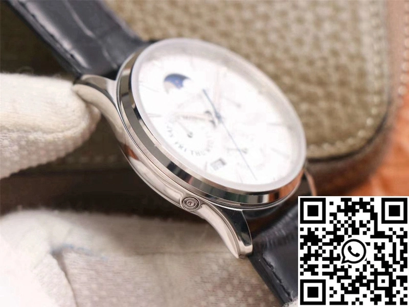 Comfortable Jaeger-LeCoultre Master Ultra Thin Moon Perpetual Calendar 130842J V9 Factory White Dial 2104