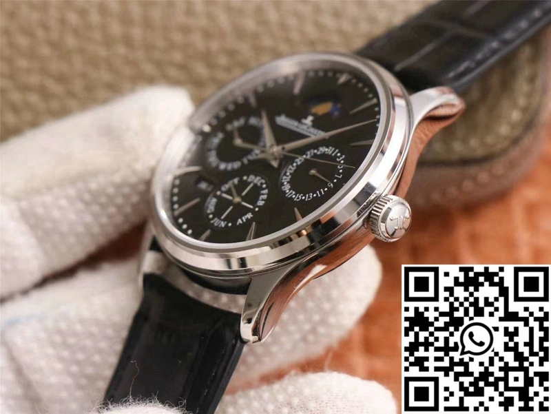 GoAnywhere Jaeger-LeCoultre Master Ultra Thin Moon Perpetual Calendar 1308470 V9 Factory Black Dial 2081