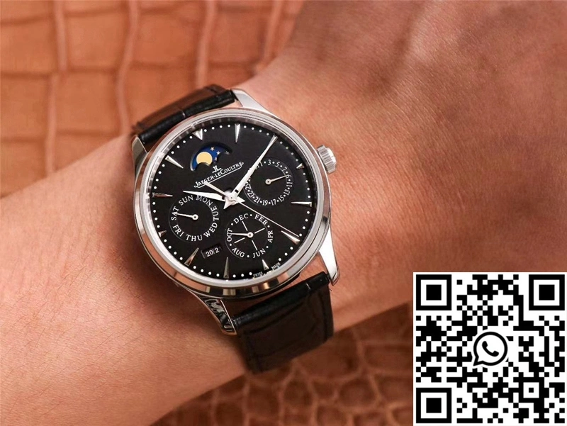 GoAnywhere Jaeger-LeCoultre Master Ultra Thin Moon Perpetual Calendar 1308470 V9 Factory Black Dial 2081