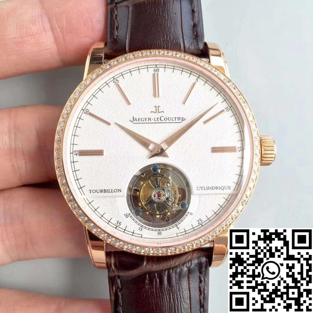 Jaeger-LeCoultre Master Ultra Thin Q1322410 Tourbillon Beige Dial Snug 2086