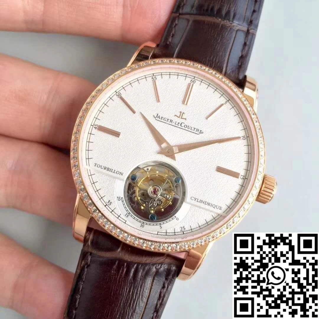 Jaeger-LeCoultre Master Ultra Thin Q1322410 Tourbillon Beige Dial Snug 2086