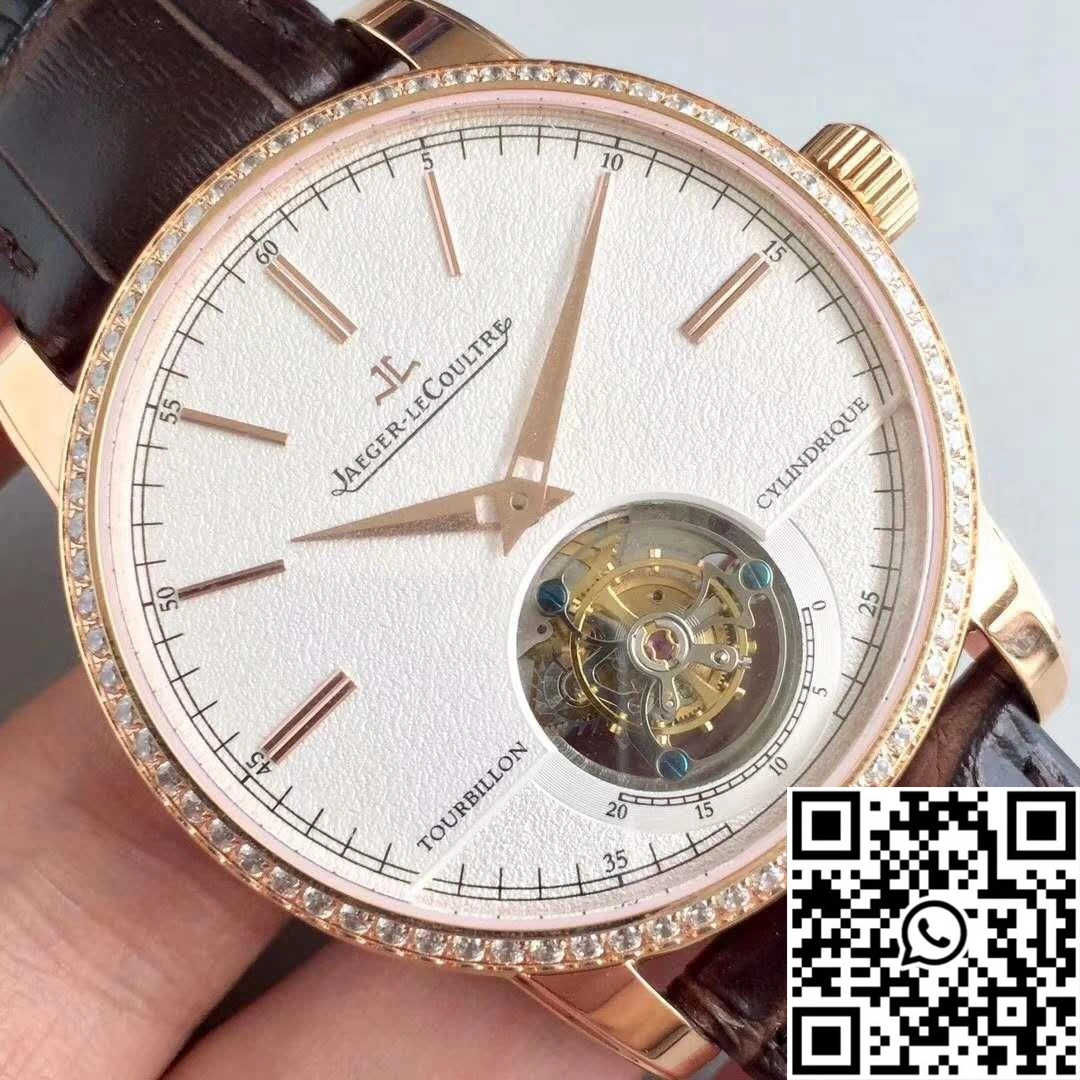 Jaeger-LeCoultre Master Ultra Thin Q1322410 Tourbillon Beige Dial Snug 2086