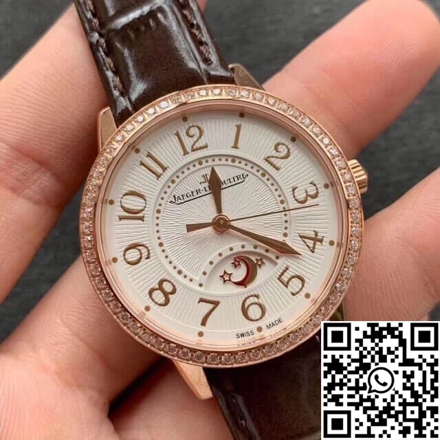 Jaeger LeCoultre Rendez Vous 3442440 ZF Factory Rose Gold Silver Dial HighPerformance 2119