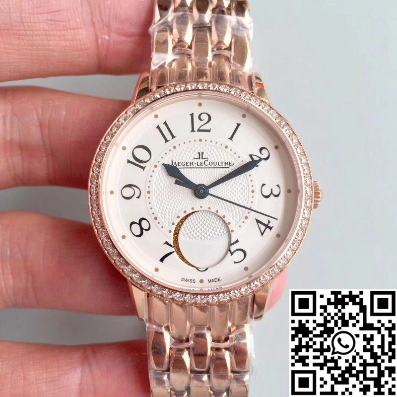 UrbanChic Jaeger-LeCoultre Rendez-Vous 3612420 Rose Gold Case White Dial 2113
