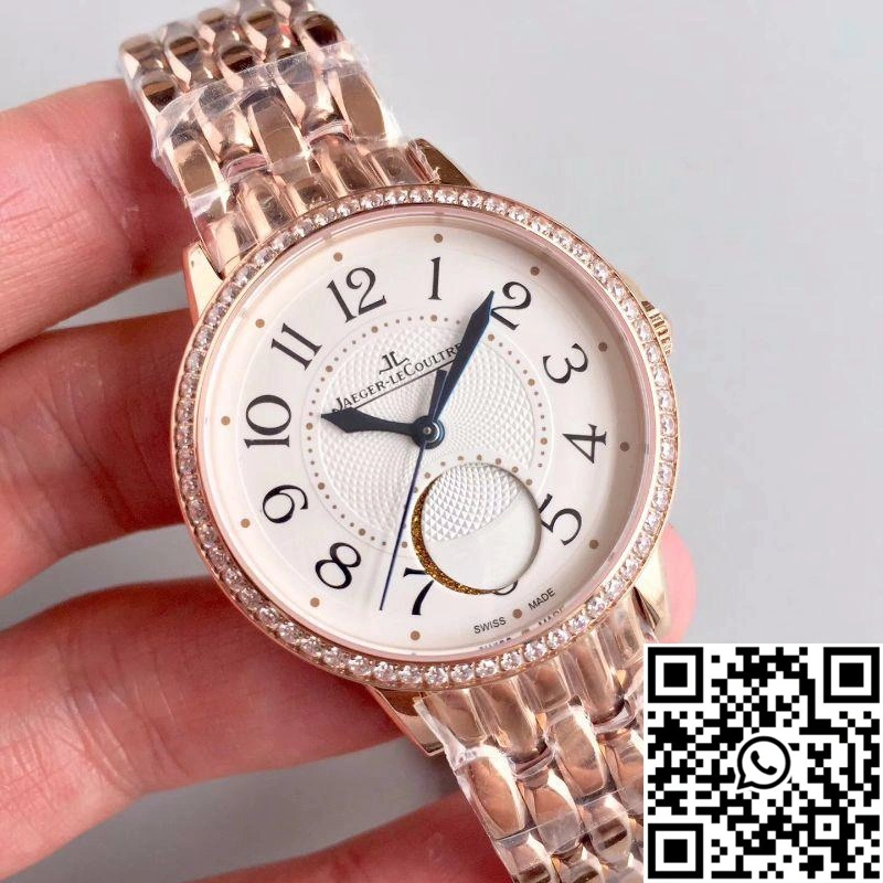 UrbanChic Jaeger-LeCoultre Rendez-Vous 3612420 Rose Gold Case White Dial 2113