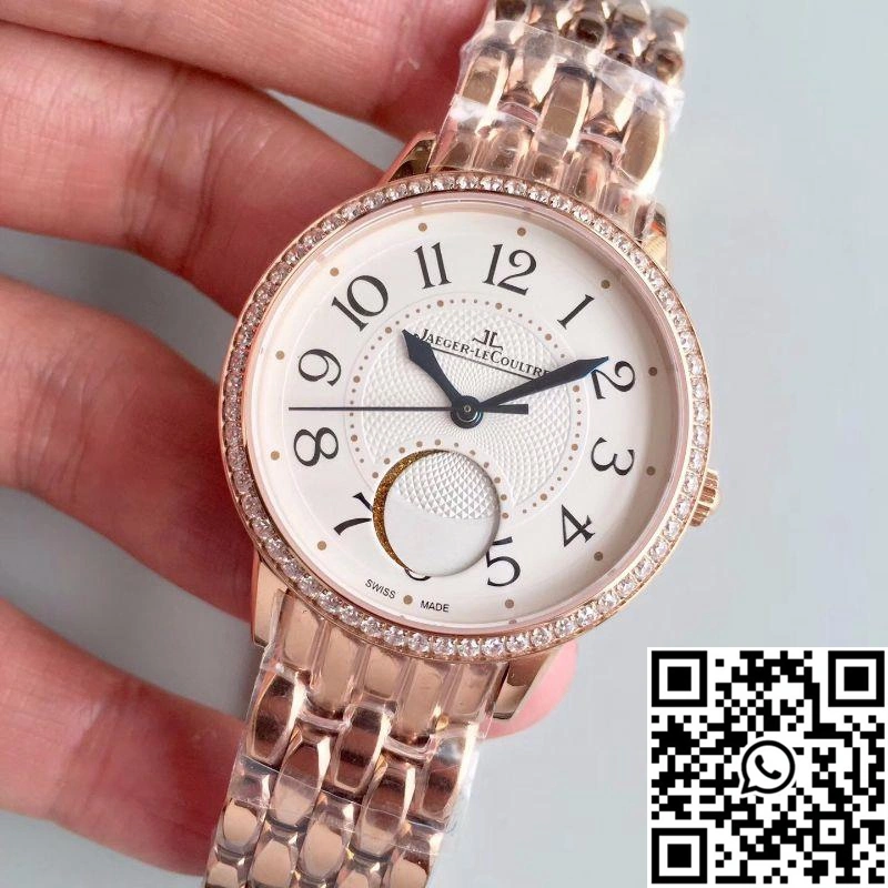 UrbanChic Jaeger-LeCoultre Rendez-Vous 3612420 Rose Gold Case White Dial 2113