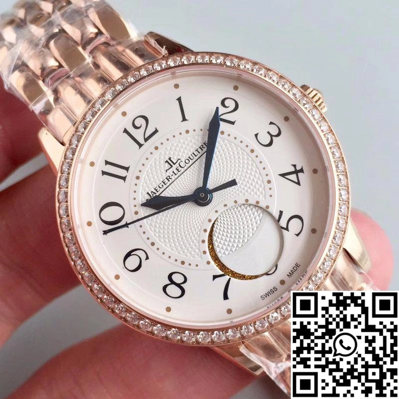 UrbanChic Jaeger-LeCoultre Rendez-Vous 3612420 Rose Gold Case White Dial 2113