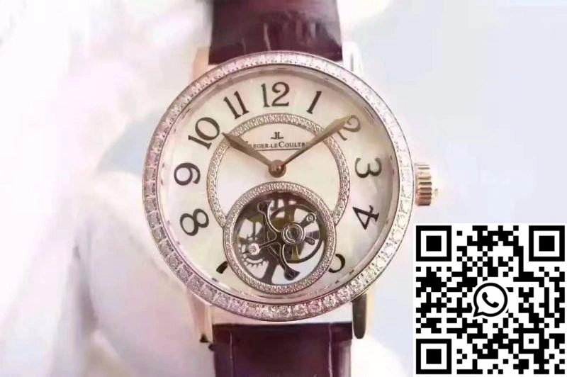 Unique Jaeger-LeCoultre Rendez-Vous Tourbillon 3412405 White Mother Of Pearl Dial 2118