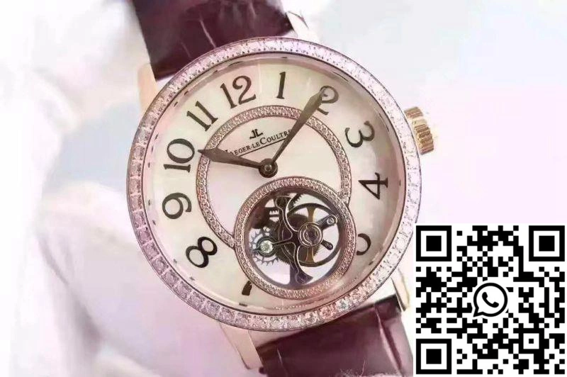 Unique Jaeger-LeCoultre Rendez-Vous Tourbillon 3412405 White Mother Of Pearl Dial 2118