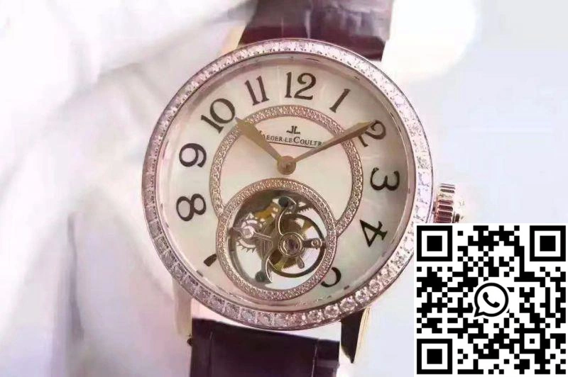 Unique Jaeger-LeCoultre Rendez-Vous Tourbillon 3412405 White Mother Of Pearl Dial 2118