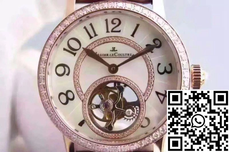 Unique Jaeger-LeCoultre Rendez-Vous Tourbillon 3412405 White Mother Of Pearl Dial 2118