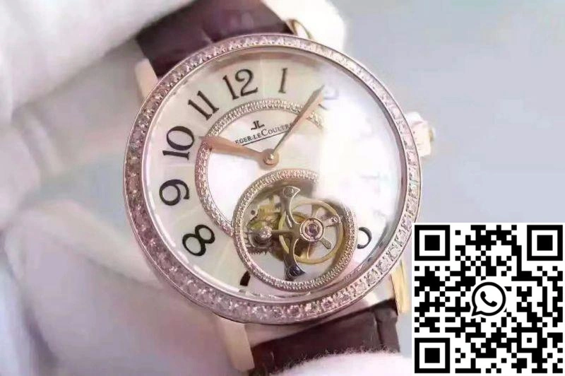 Unique Jaeger-LeCoultre Rendez-Vous Tourbillon 3412405 White Mother Of Pearl Dial 2118