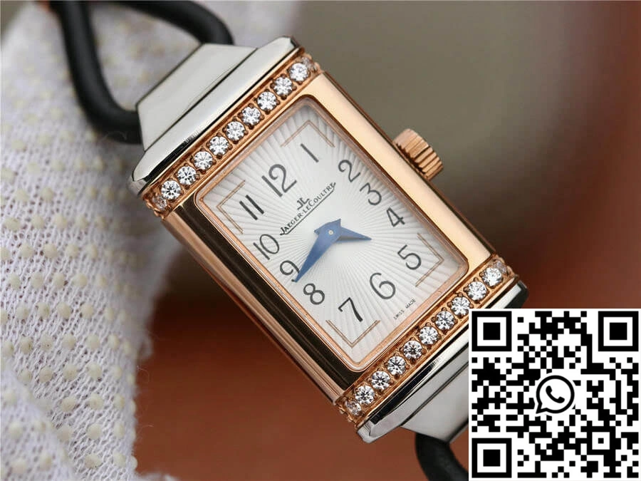 Tailored Jaeger-LeCoultre Reverso 3264520 MG Factory Diamond White Dial 2134