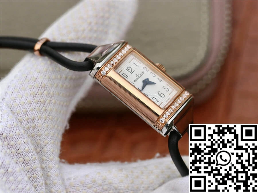 Tailored Jaeger-LeCoultre Reverso 3264520 MG Factory Diamond White Dial 2134