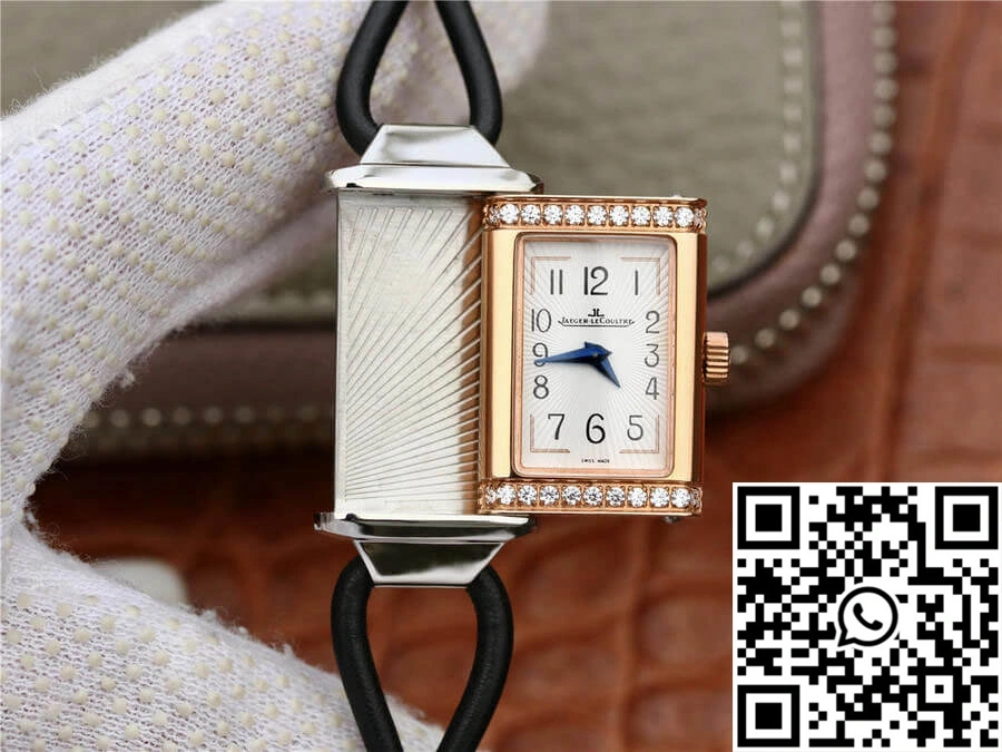 Tailored Jaeger-LeCoultre Reverso 3264520 MG Factory Diamond White Dial 2134