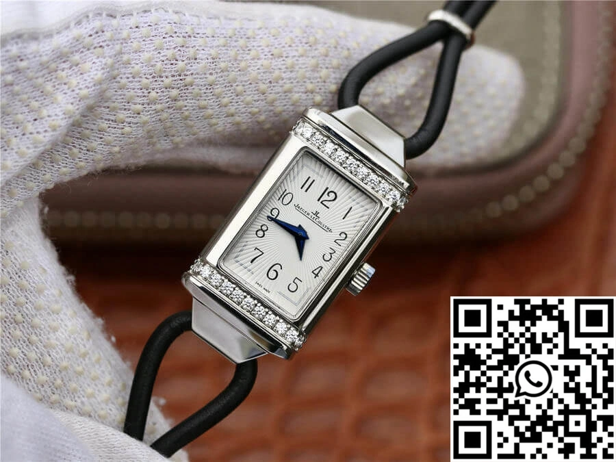 StreetReady Jaeger-LeCoultre Reverso MG Factory Diamond White Dial 2131