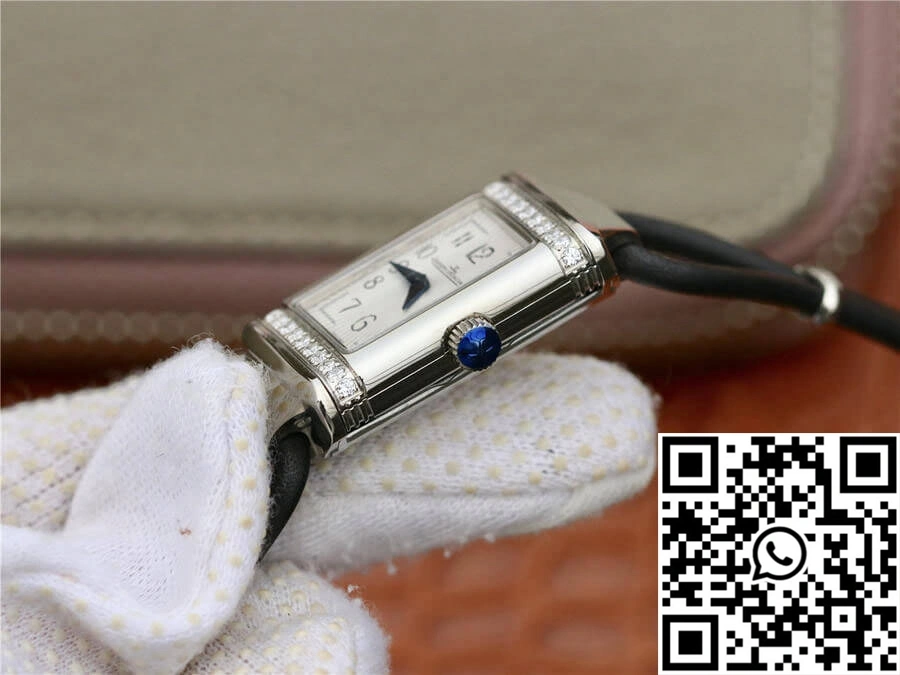 StreetReady Jaeger-LeCoultre Reverso MG Factory Diamond White Dial 2131