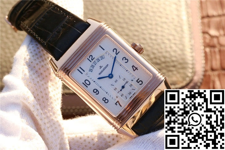 Jaeger-LeCoultre Reverso Q2712510 Rose Gold Silver Dial WrinkleFree 2127
