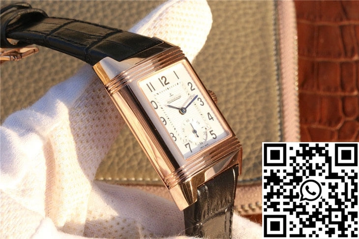 Jaeger-LeCoultre Reverso Q2712510 Rose Gold Silver Dial WrinkleFree 2127
