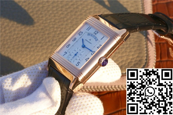 Jaeger-LeCoultre Reverso Q2712510 Rose Gold Silver Dial WrinkleFree 2127