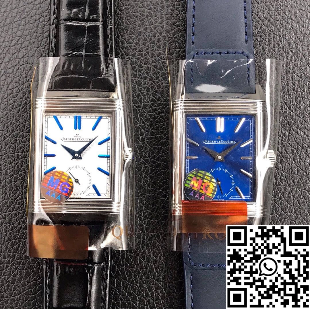 Jaeger LeCoultre Reverso Tribute Double-sided Double Time Zone Flip MG Factory Blue Dial Sophisticated 2126
