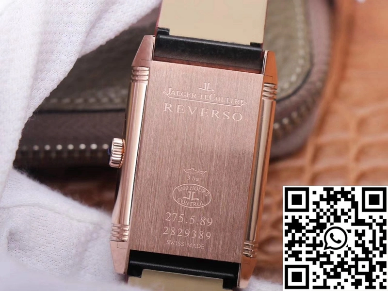 Jaeger LeCoultre Reverso Tribute Double-sided Double Time Zone Flip MG Factory Rose Gold Black Dial Lightweight 2130