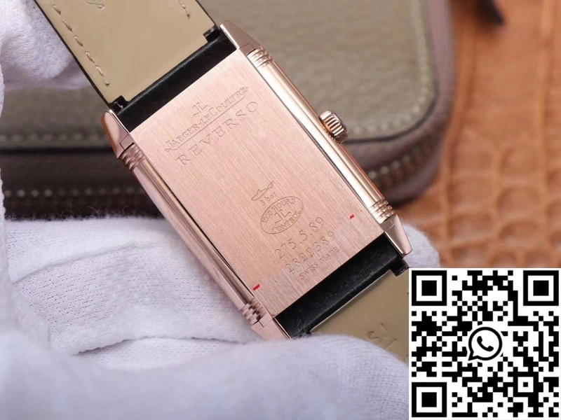 Jaeger LeCoultre Reverso Tribute Double-sided Double Time Zone Flip MG Factory Rose Gold White Dial ComfortFit 2123