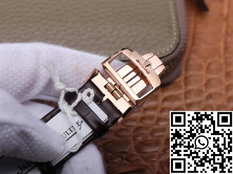 Jaeger LeCoultre Reverso Tribute Double-sided Double Time Zone Flip MG Factory Rose Gold White Dial ComfortFit 2123