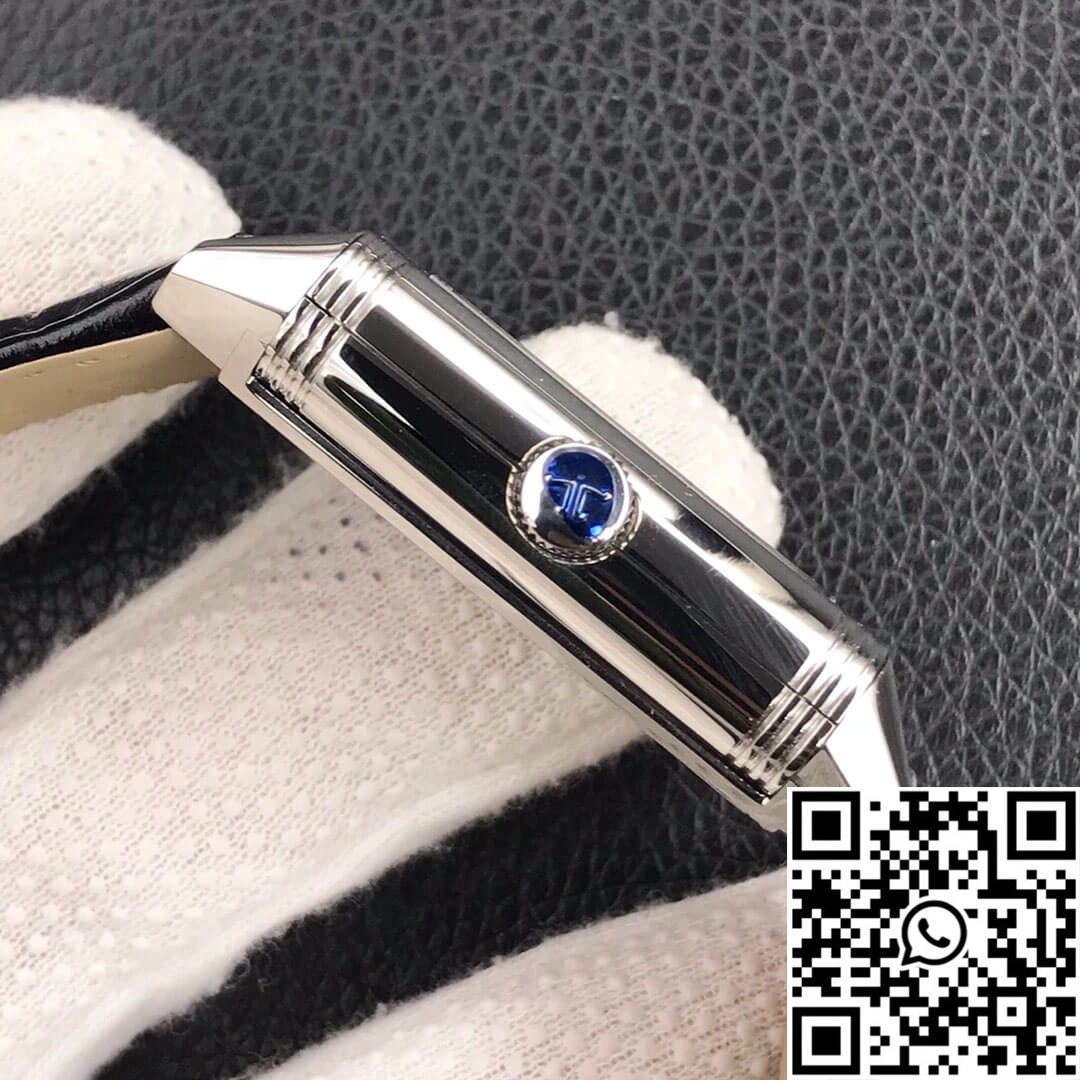 Durable Jaeger LeCoultre Reverso Tribute Double-sided Double Time Zone Flip MG Factory White Dial 2128