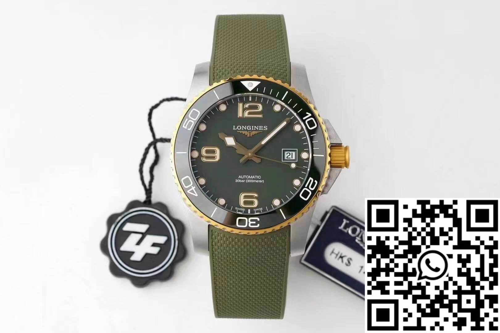 Modern Longines Concas L3.781.3.06.9 ZF Factory Green Dial 2142