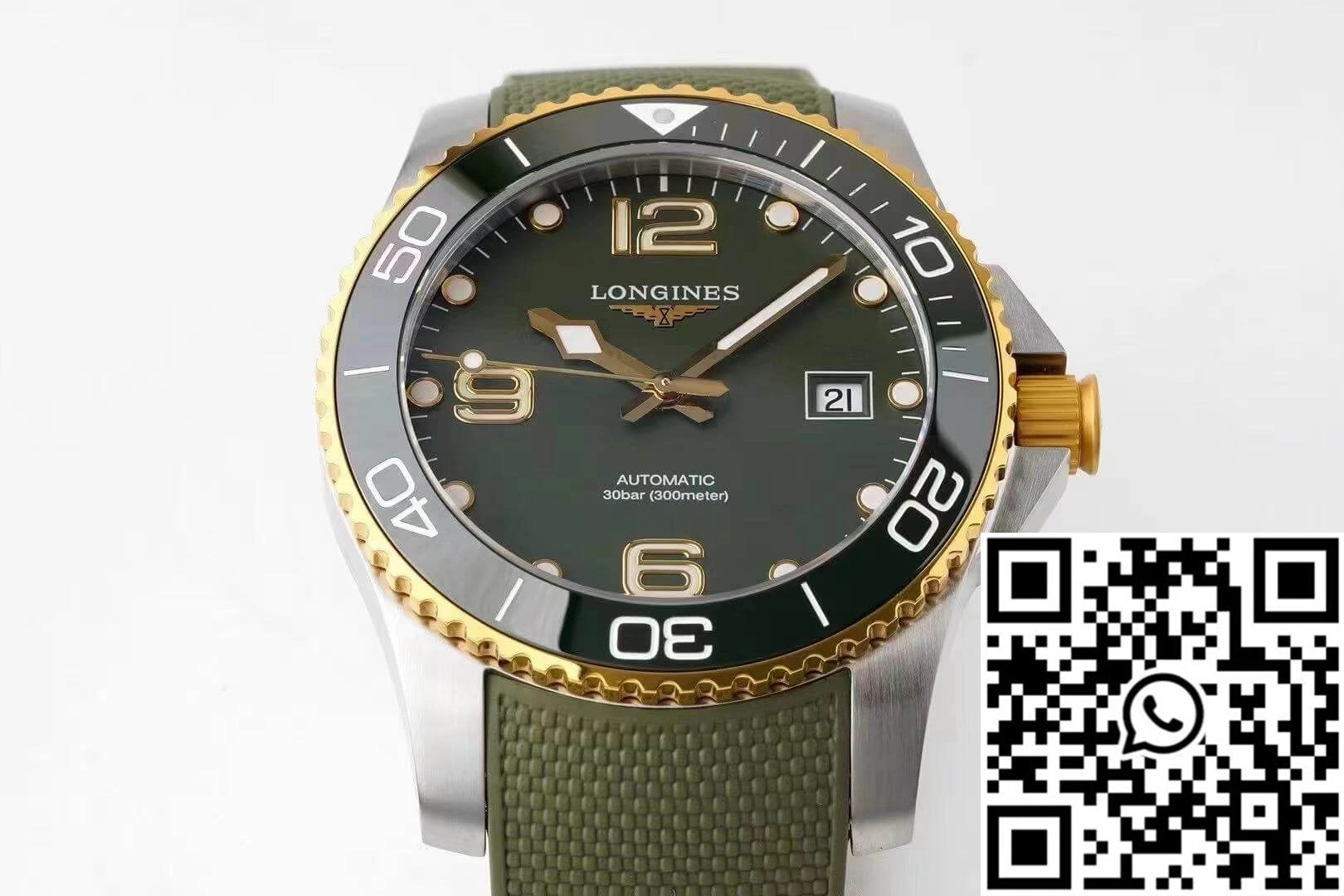 Modern Longines Concas L3.781.3.06.9 ZF Factory Green Dial 2142