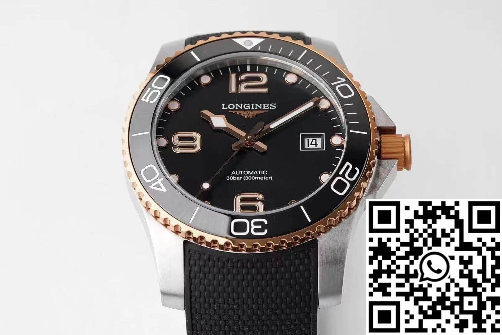 Unisex Longines Concas L3.781.3.58.9 ZF Factory Black Dial 2141