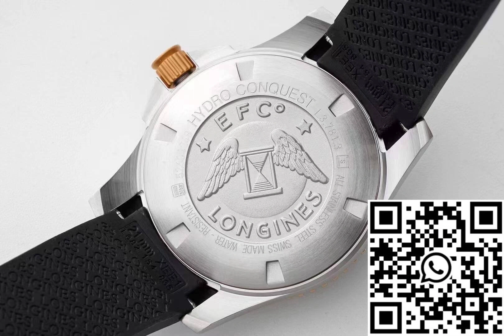 Unisex Longines Concas L3.781.3.58.9 ZF Factory Black Dial 2141