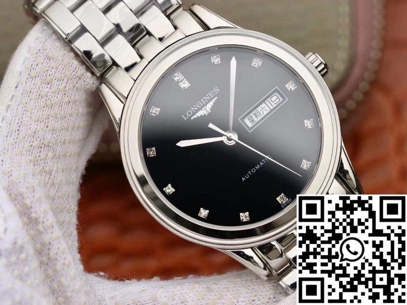 Longines Flagship Double Calendar L4.899.4.12.6 GK Factory Black Dial Minimalist 2161