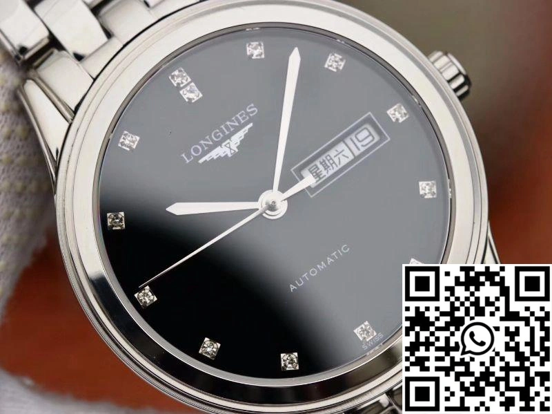Longines Flagship Double Calendar L4.899.4.12.6 GK Factory Black Dial Minimalist 2161