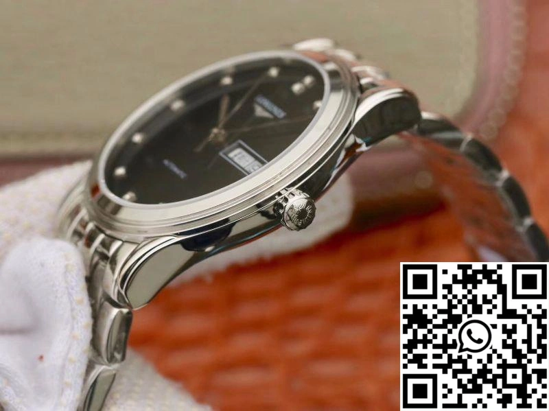 Longines Flagship Double Calendar L4.899.4.12.6 GK Factory Black Dial Minimalist 2161