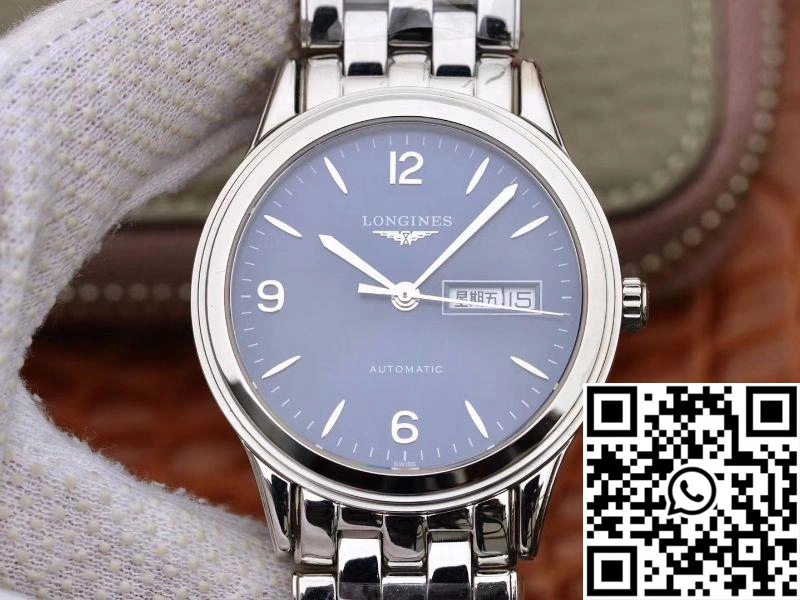 TimelessDesign Longines Flagship Double Calendar L4.899.4.12.601 GK Factory Blue Dial 2165