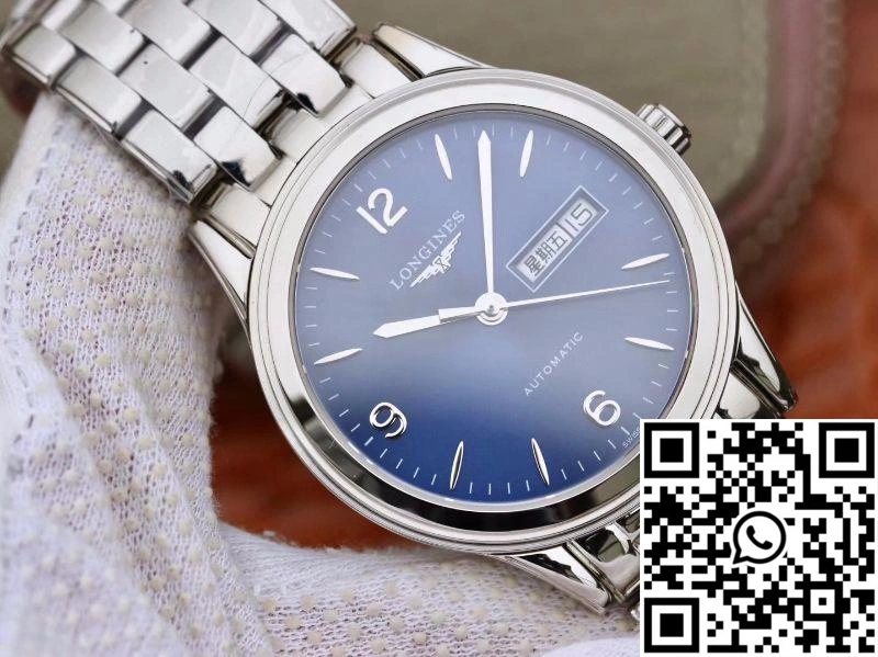 TimelessDesign Longines Flagship Double Calendar L4.899.4.12.601 GK Factory Blue Dial 2165