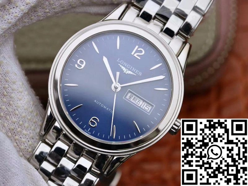 TimelessDesign Longines Flagship Double Calendar L4.899.4.12.601 GK Factory Blue Dial 2165