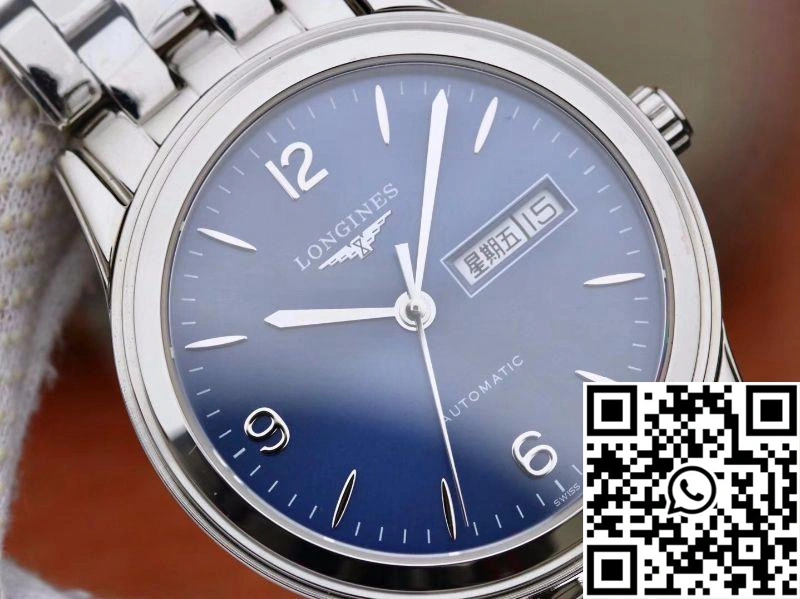 TimelessDesign Longines Flagship Double Calendar L4.899.4.12.601 GK Factory Blue Dial 2165
