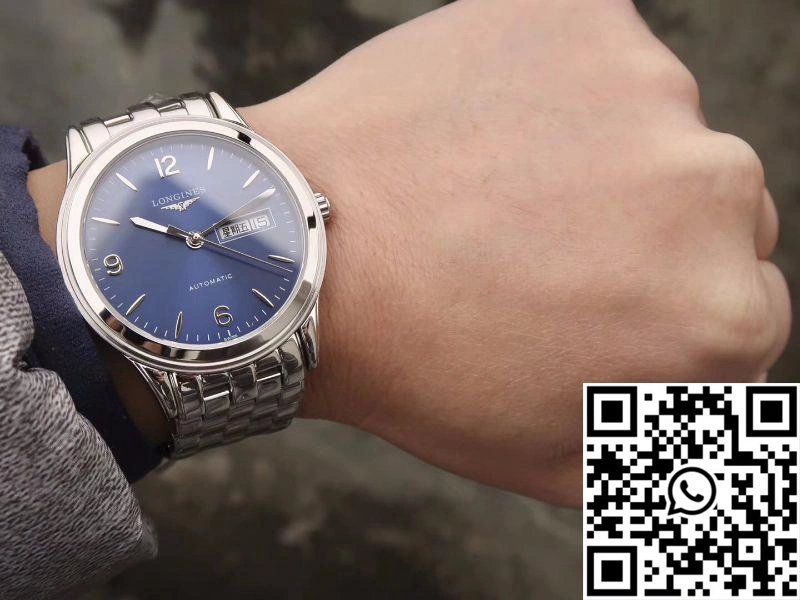 TimelessDesign Longines Flagship Double Calendar L4.899.4.12.601 GK Factory Blue Dial 2165