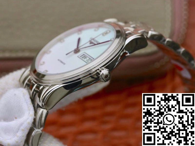 Premium Longines Flagship Double Calendar L4.899.4.12.602 GK Factory White Dial 2164